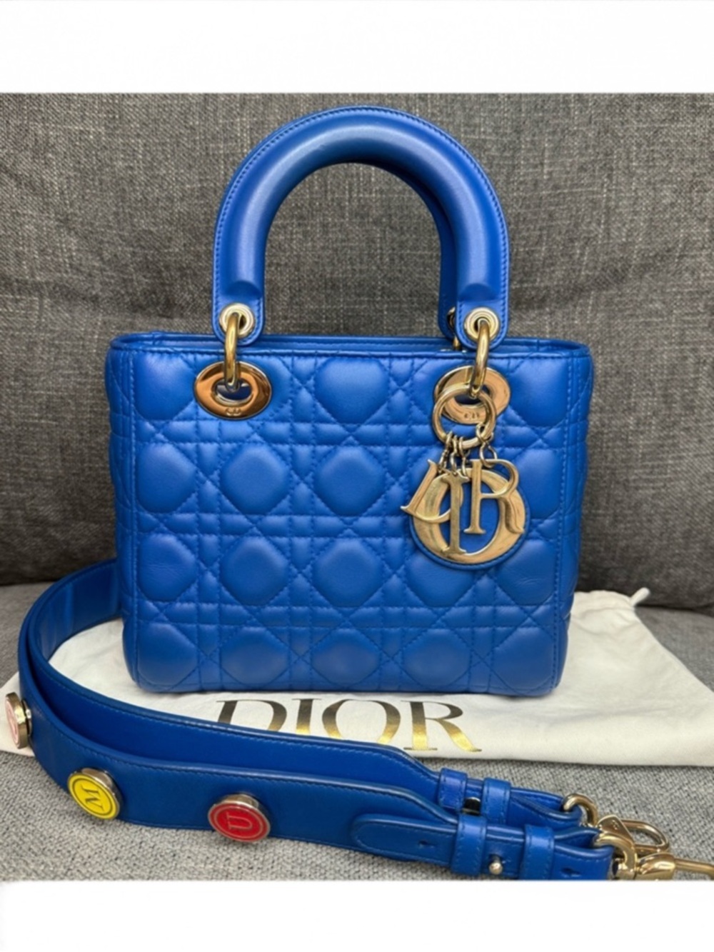 DIOR my Lady Dior cannage lambskin mini